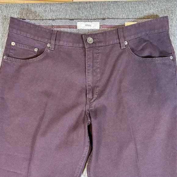 Brax Cooper Fancy‎ Pants Mens 34x32 Fits 36x31 Regular Fit Five Pocket Stretch - Picture 4 of 9